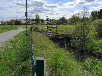 Smedbyån, Åkersberga