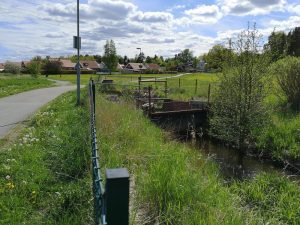 Smedbyån, Åkersberga