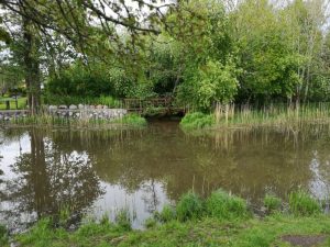 Smedbyåns utlopp i Åkers kanal, Åkersberga